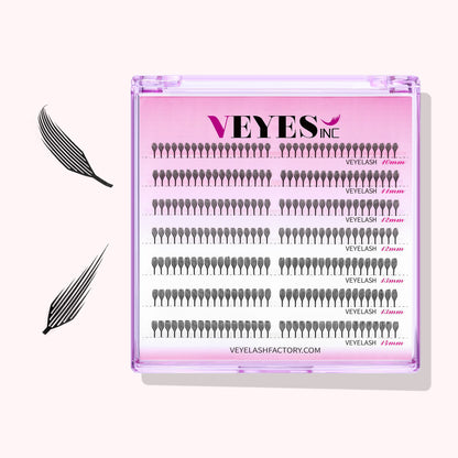 Birdie Lashes Premade volume fans VEYELASH 