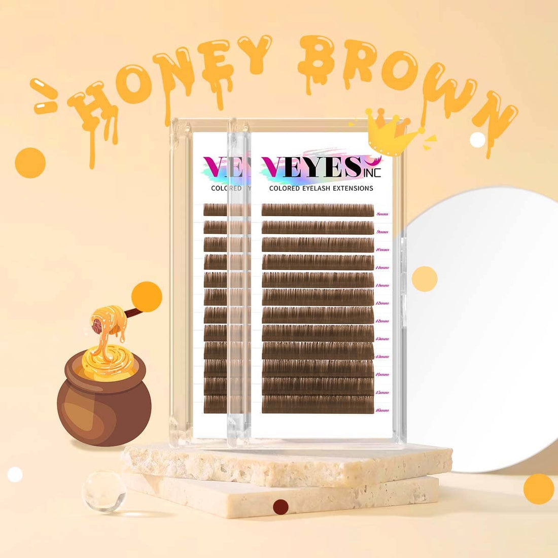 Brown Color Lash VEYELASH® 