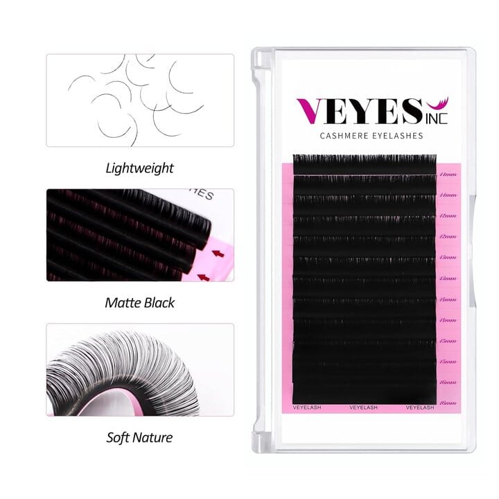 Cashmere™ Fauxmink Lashes 0.03MM Individual eyelashes VEYELASH® 