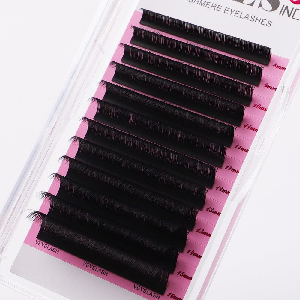 Cashmere™ Fauxmink Lashes 0.03MM Individual eyelashes VEYELASH® D 0.03 8-16MM MIX