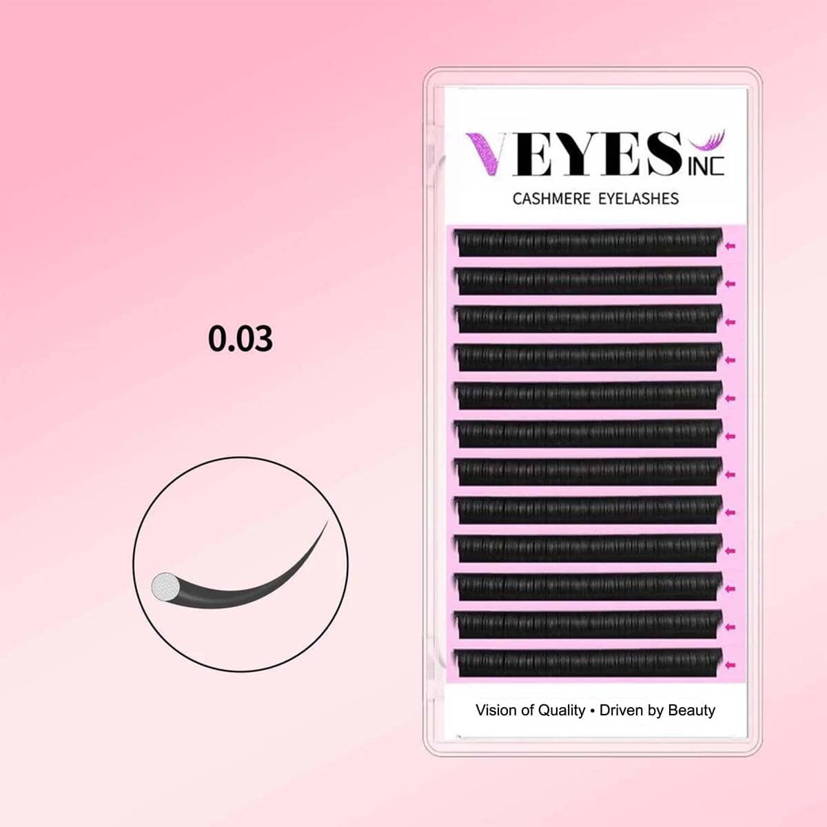 Cashmere Lashes - 0.03MM Individual eyelashes VEYELASH® 