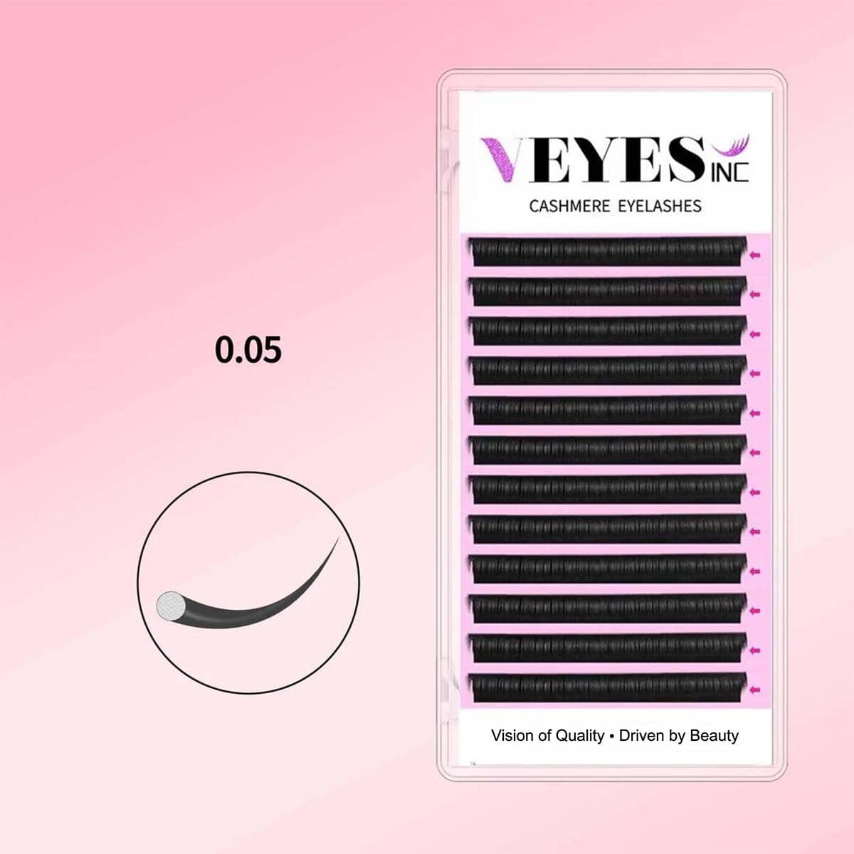 Cashmere Lashes - 0.05MM Individual eyelashes VEYELASH 
