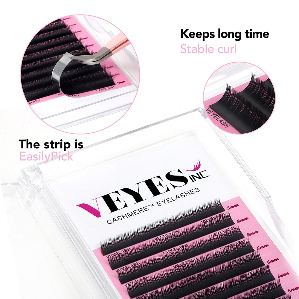 Cashmere Lashes - 5-7mm Bottom Lash CA95131 Individual eyelashes VEYELASH® 