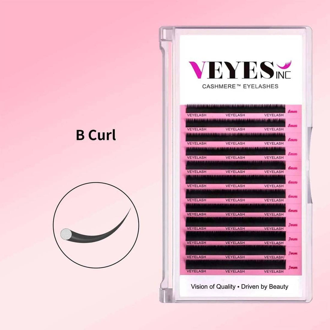 Cashmere Lashes - 5-7mm Bottom Lash Individual eyelashes VEYELASH® 
