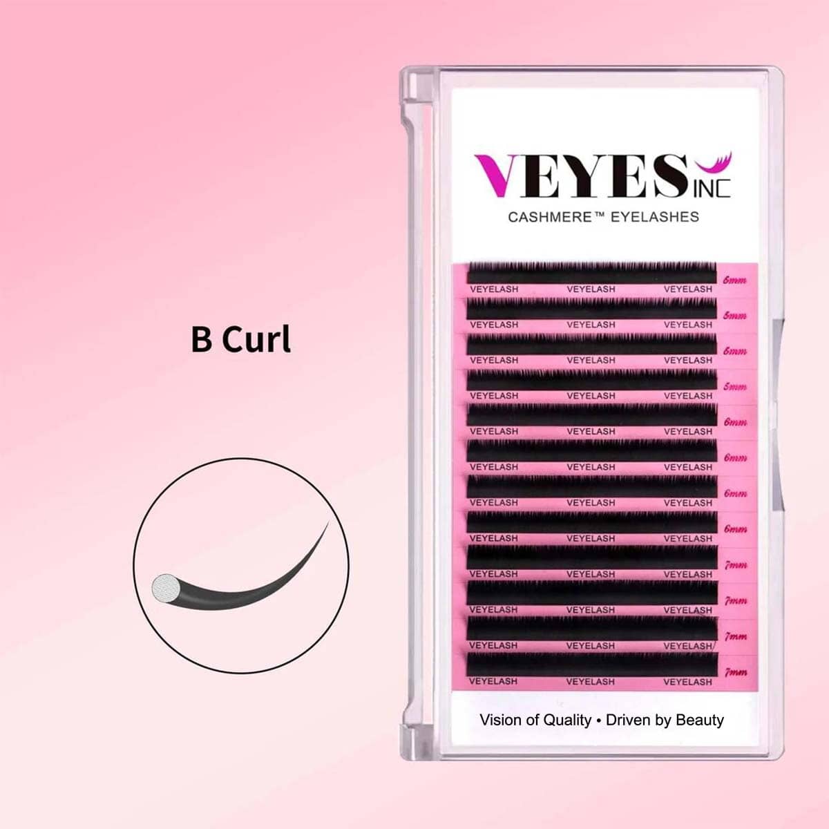 Cashmere Lashes - 5-7mm Bottom Lash Individual eyelashes VEYELASH® 