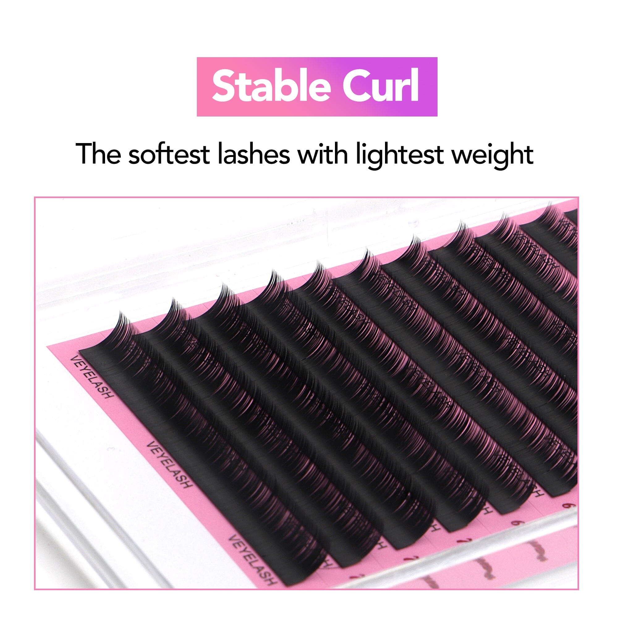 Cashmere Lashes - 5-7mm Bottom Lash Individual eyelashes VEYELASH® 