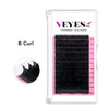 Cashmere Lashes - J & B Curl CA95131 Individual eyelashes VEYELASH® B 0.03 8-16MM MIX