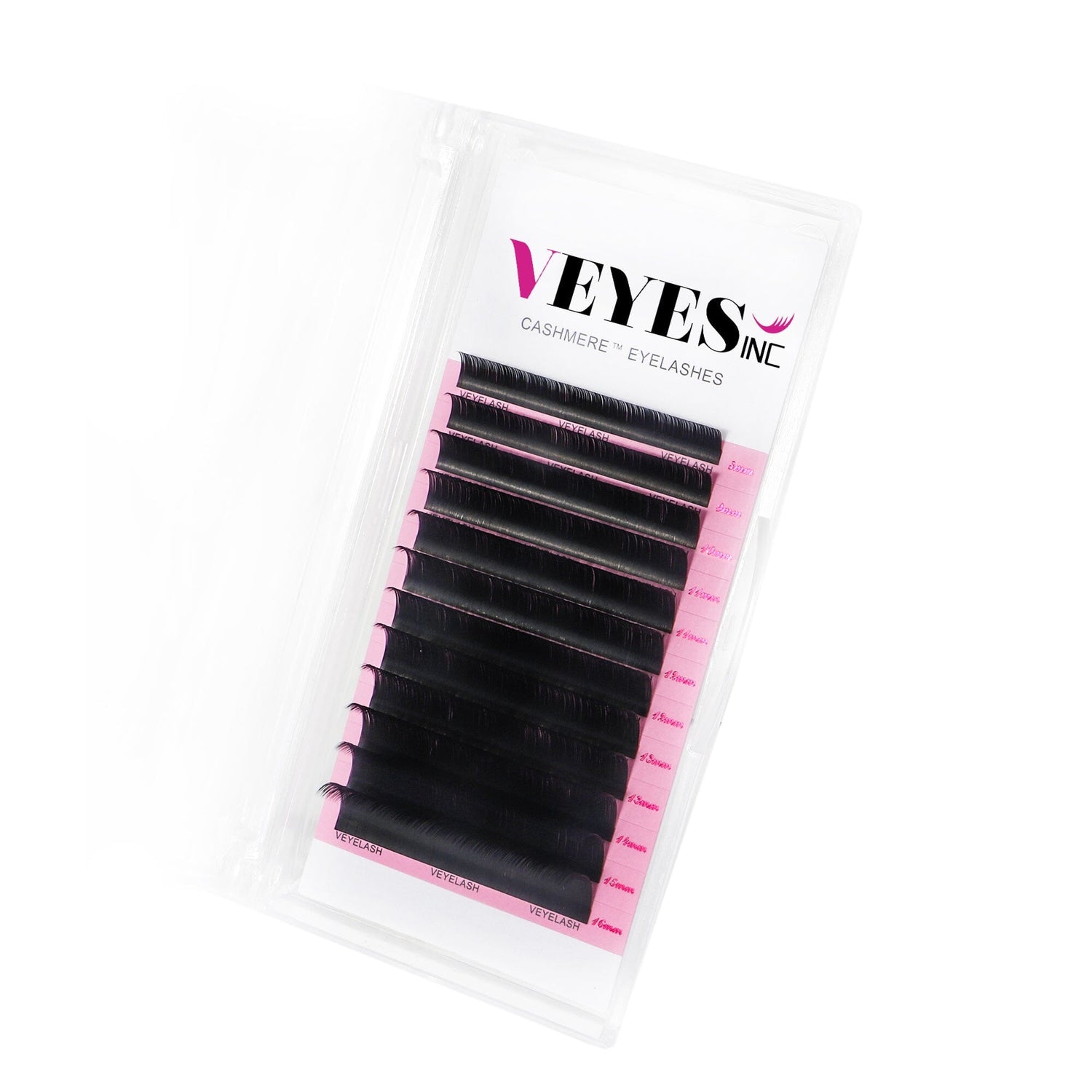 Cashmere Lashes - J &amp; B Curl Individual eyelashes VEYELASH® B 0.03 8-16MM MIX