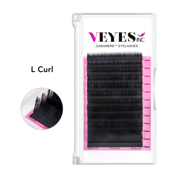 Cashmere Lashes - L Curl Lash Individual eyelashes VEYELASH® 