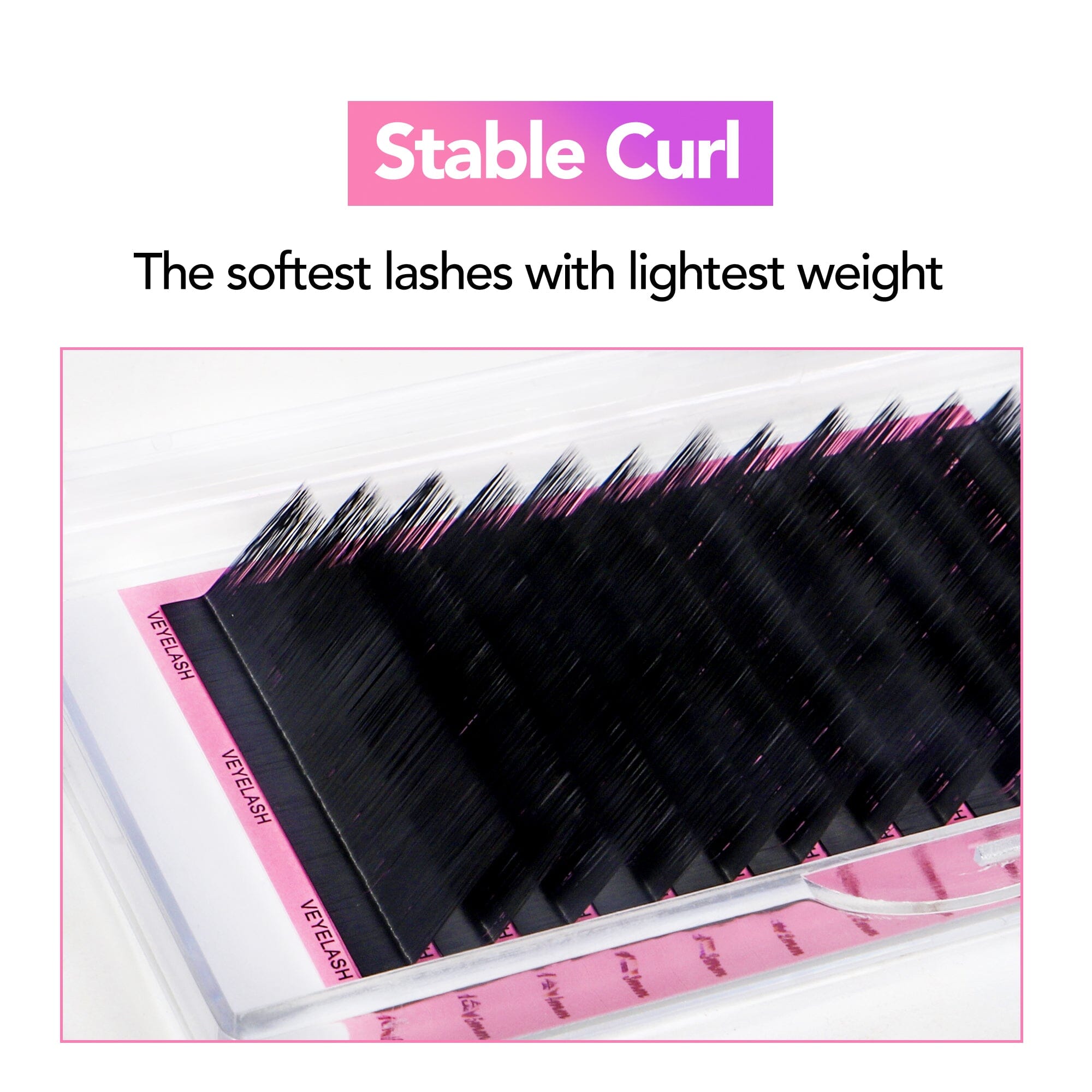 Cashmere Lashes - L Curl Lash Individual eyelashes VEYELASH® 