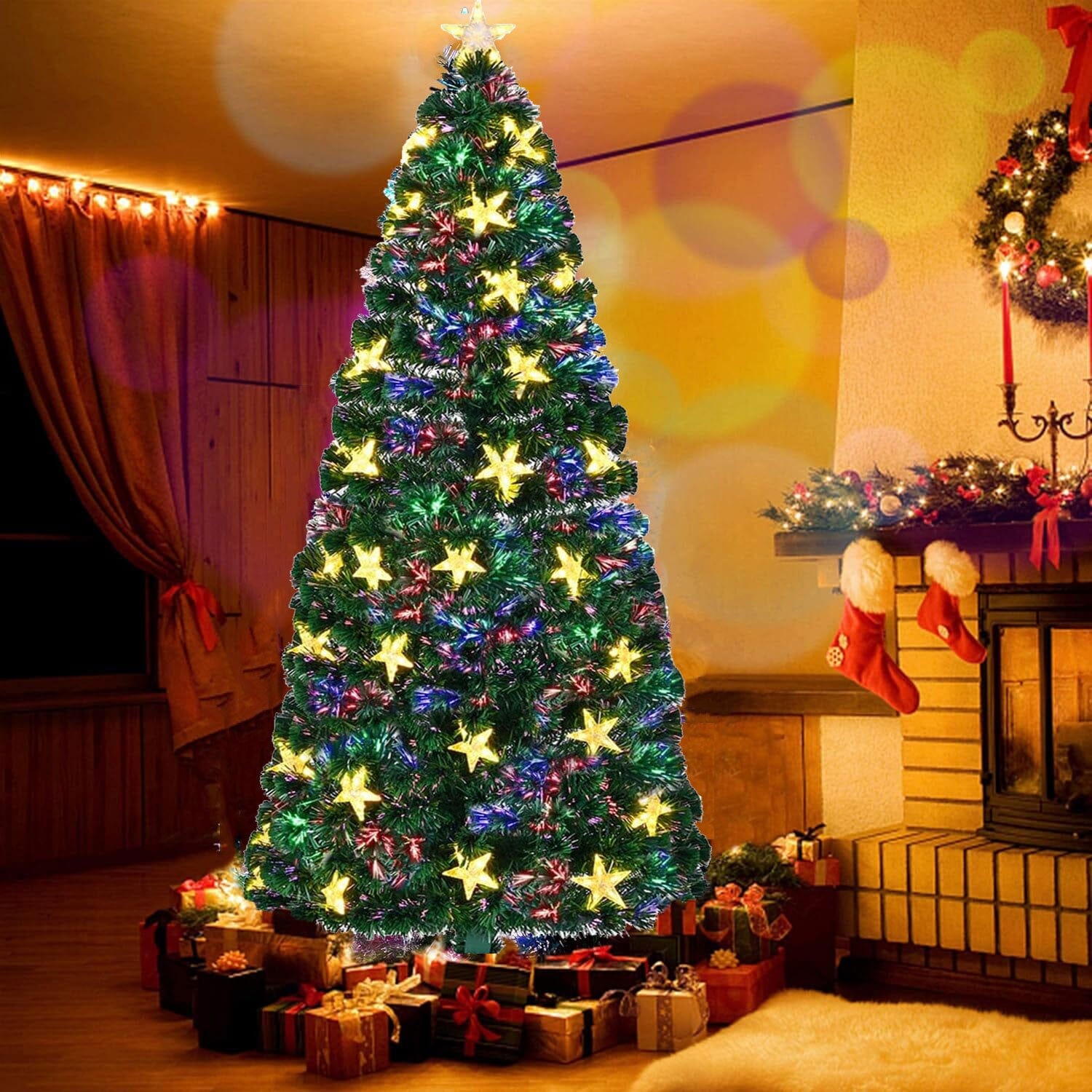 Christmas Tree with Large Stars VEYELASH Default 