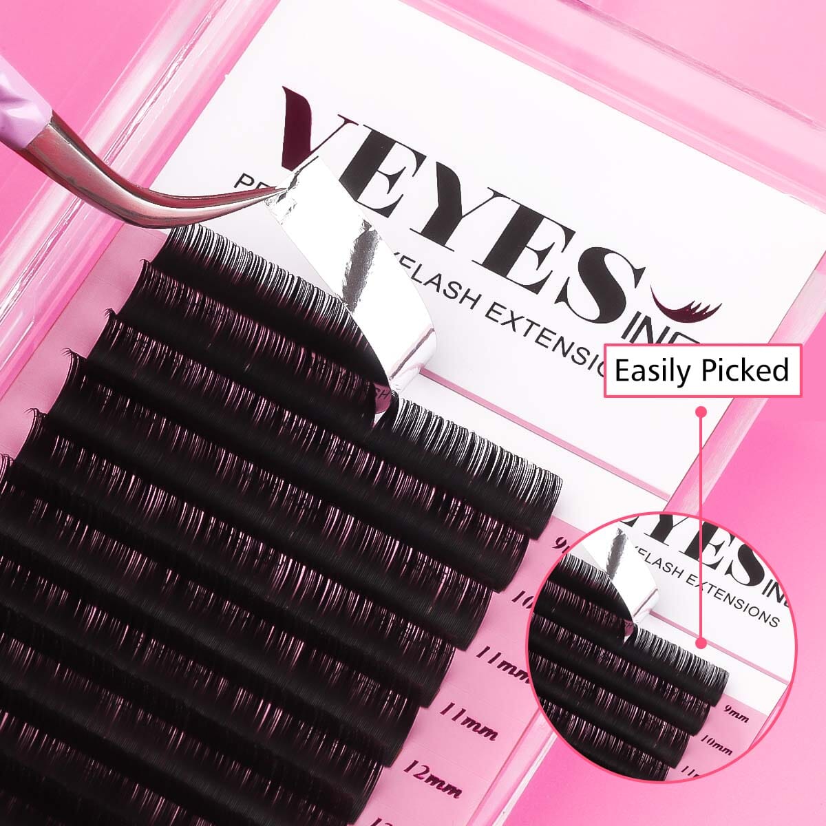 Classic Lash Extensions 0.15mm Individual eyelashes VEYELASH 