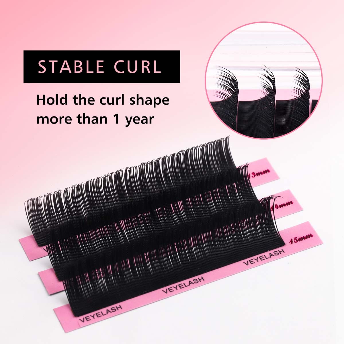 Classic Lash Extensions 0.20mm Individual eyelashes VEYELASH 