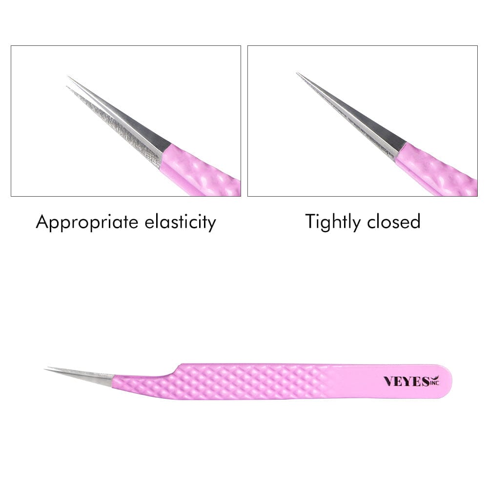 Classic Straight purple Tweezer Tweezers VEYELASH 