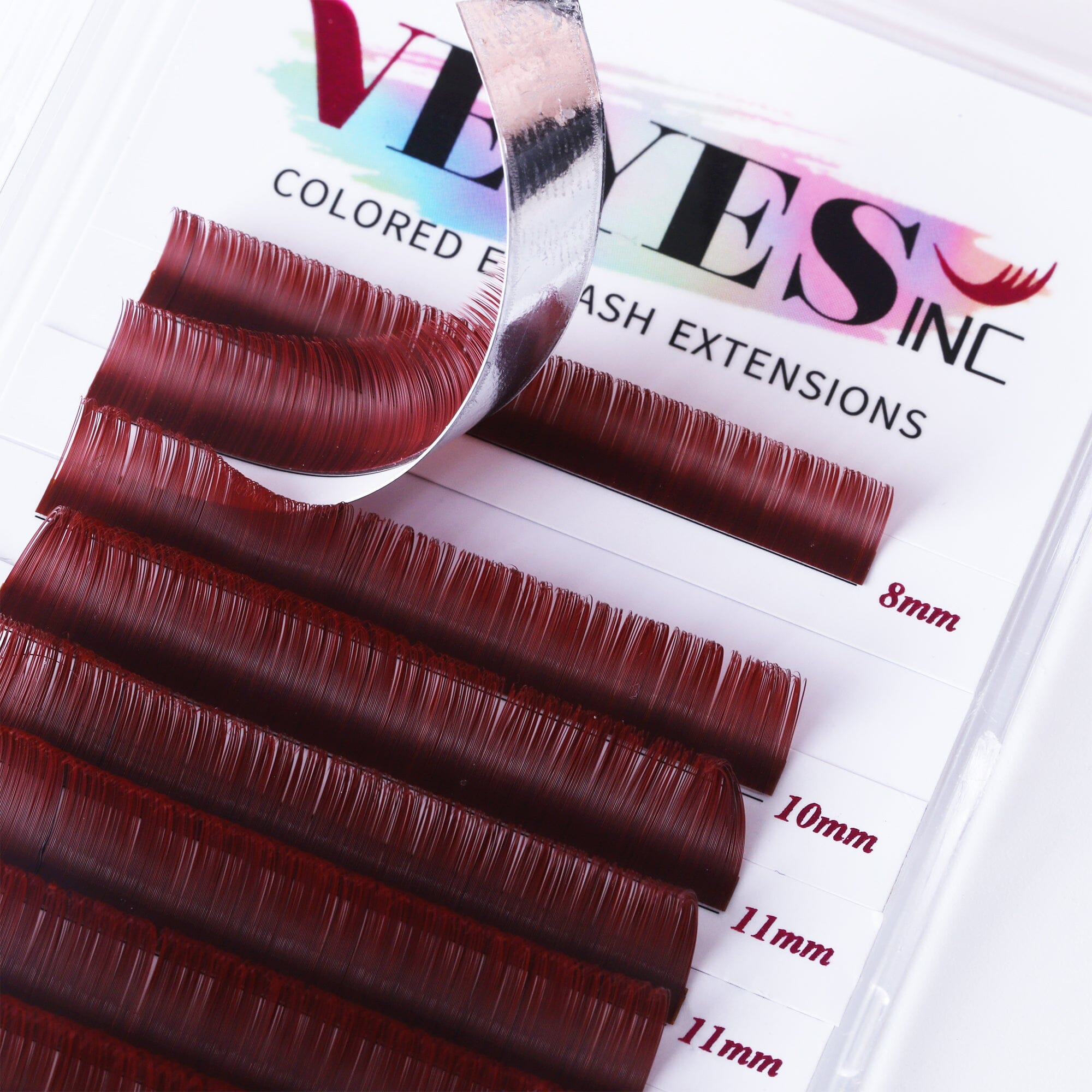 Crimson Rose Lash 0.07mm Individual eyelashes VEYELASH® 