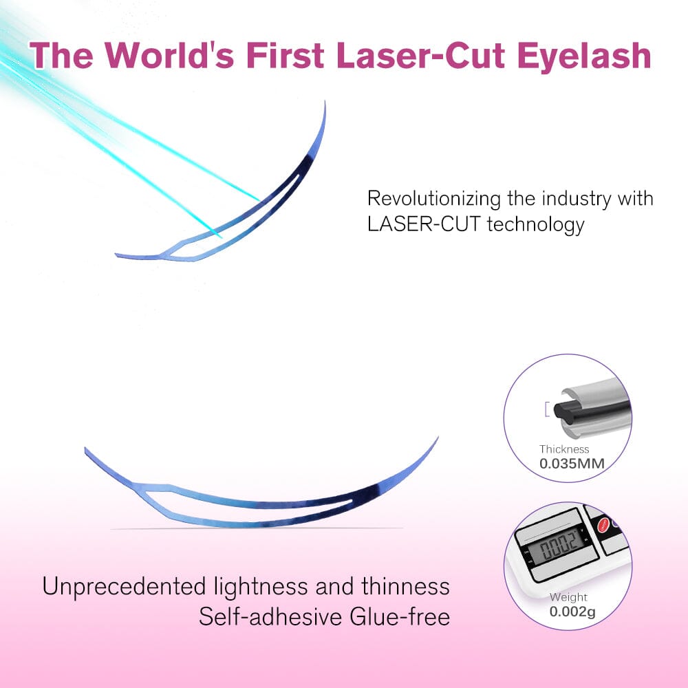 Double-Sided Aurora Lashes Premade volume fans VEYELASH 