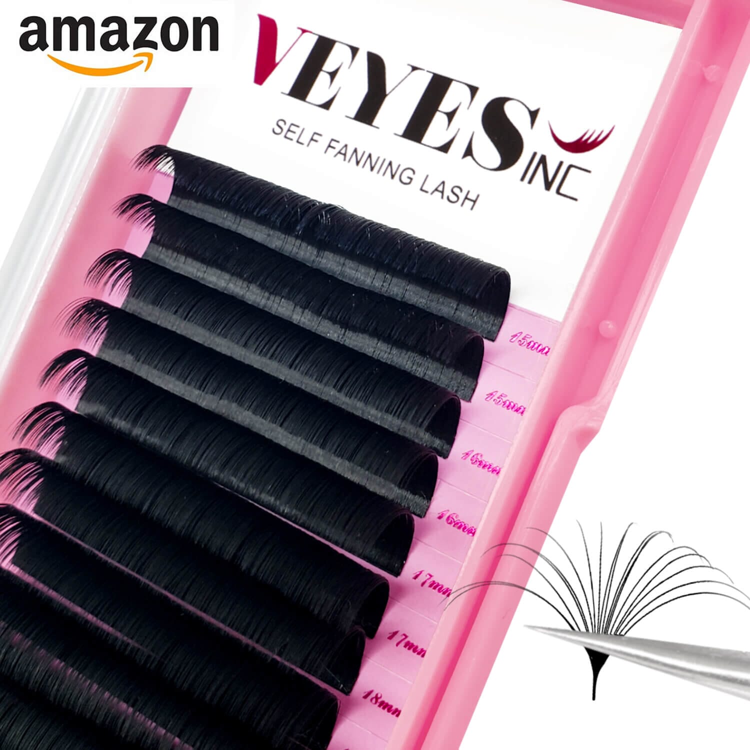 Easy Fan Volume Eyelash 03 05 07 Individual eyelashes VEYELASH 