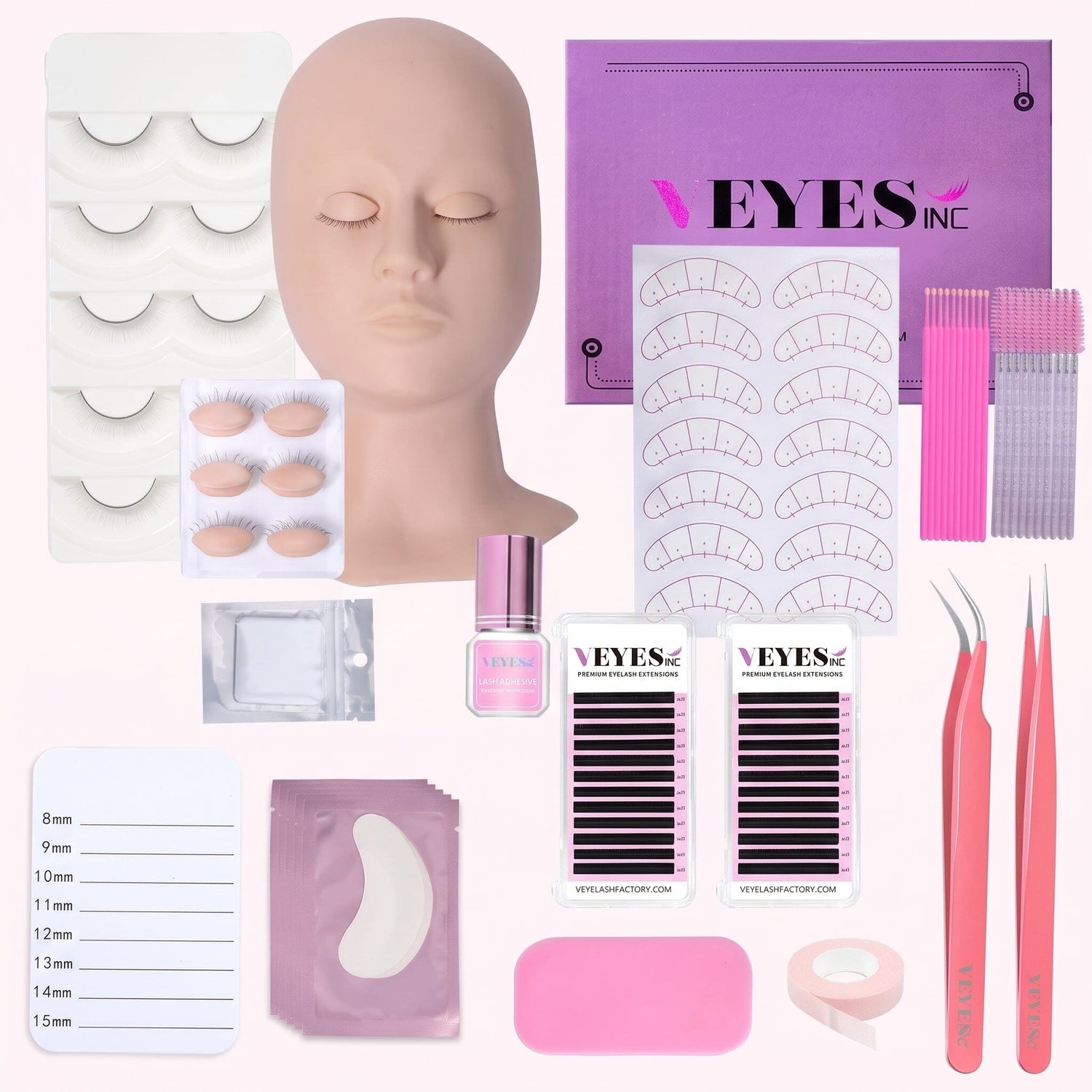Eyelash Training Kit 3 Eyelash Kits VEYELASH 