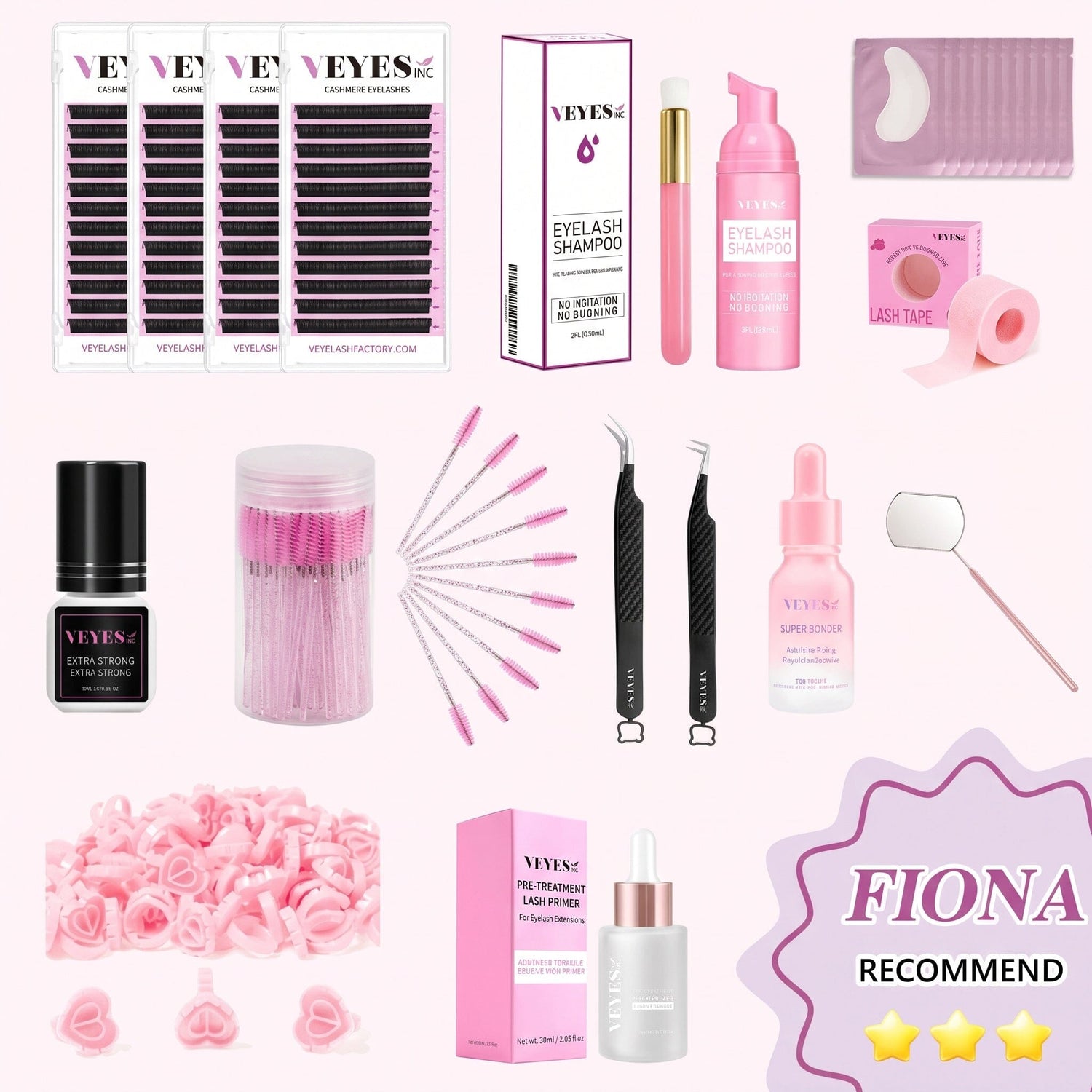 Fiona Starter Kit: Eyelash Kits VEYELASH 