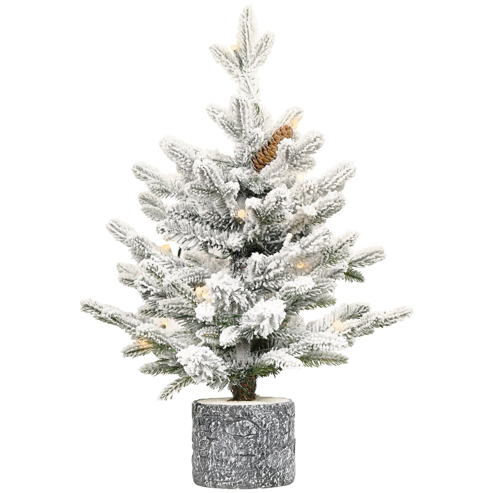 Flocked Christmas Tree with Pot Base Lab Information Network Co., Limited 