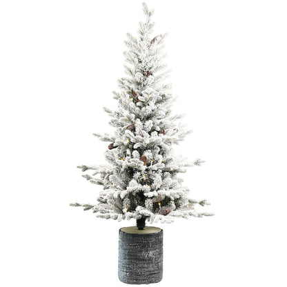 Flocked Christmas Tree with Pot Base Lab Information Network Co., Limited 