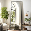 Floor Mirrors VEYELASH® Arch Black 65"x24"