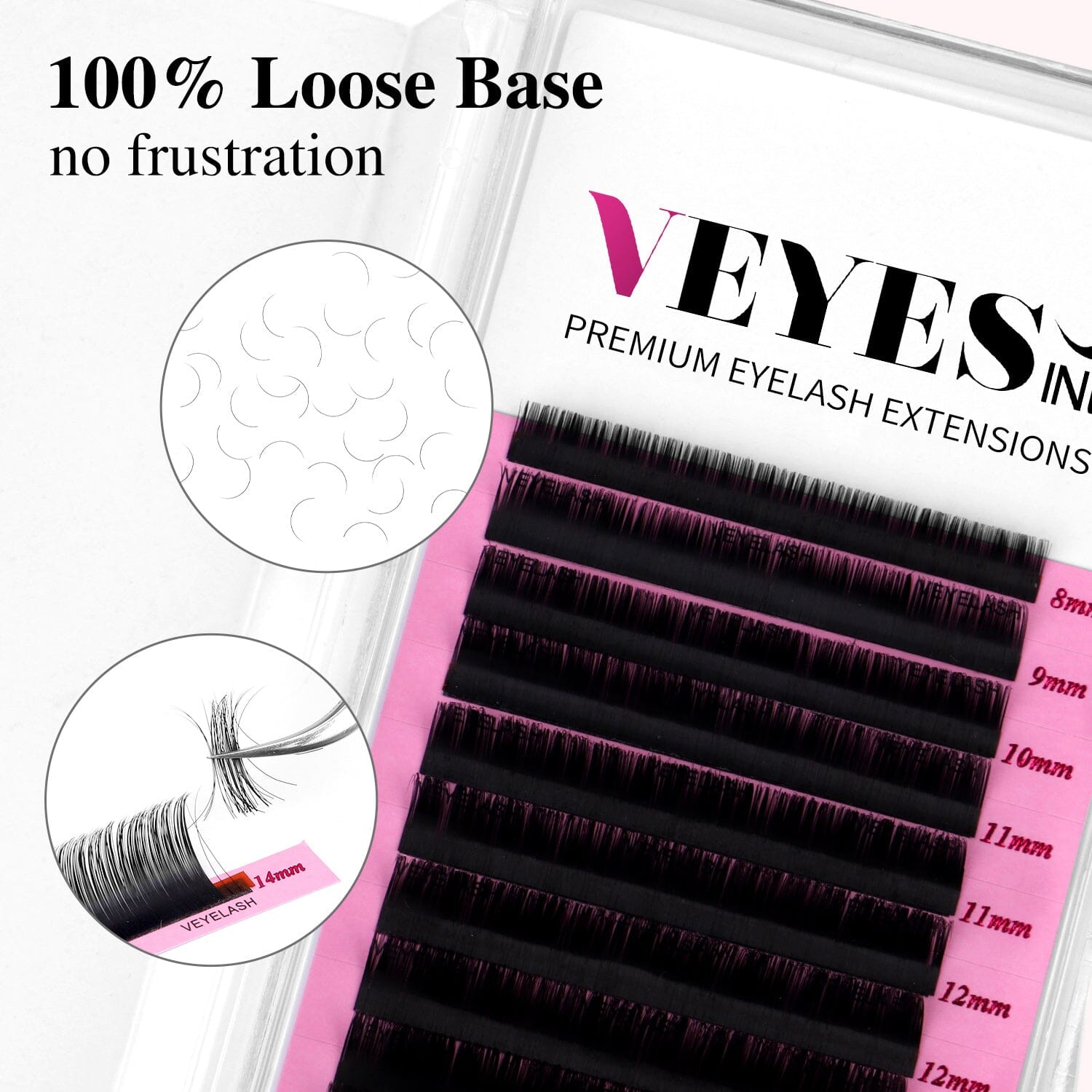 Individual Lash Extensions Russian Lahes Classia Lashes Volume