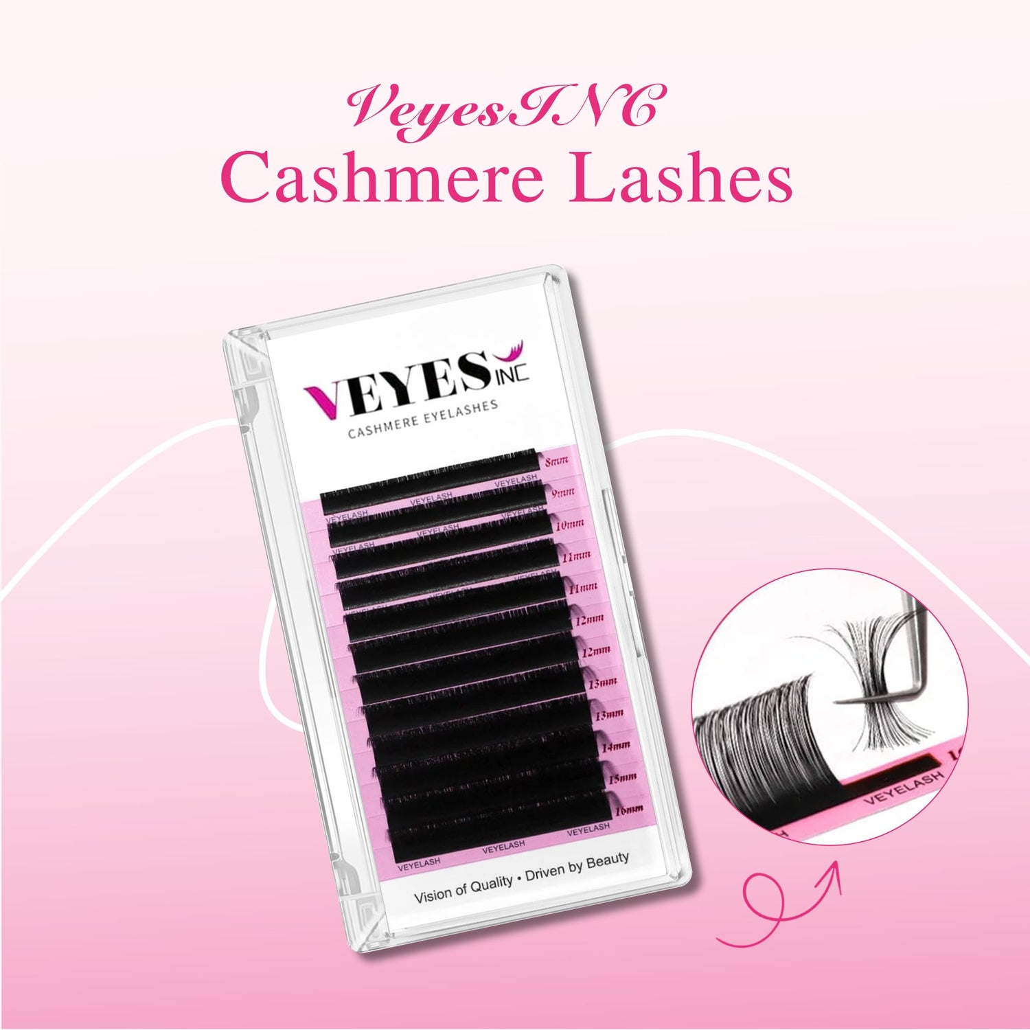 GIVE AWAY Sample Use Code - FREE2 VEYELASH Cashmere Lash C/8-16MM 0.03