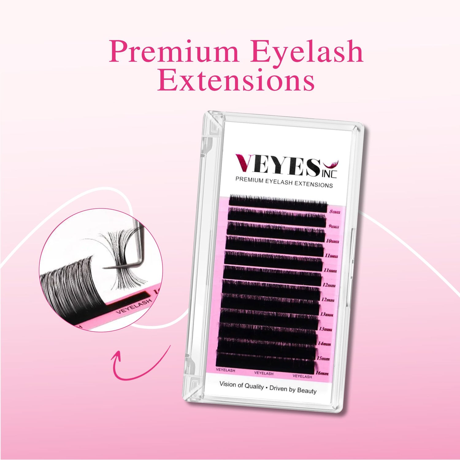 GIVE AWAY Sample Use Code - FREE2 VEYELASH Premium Lash C/8-16MM 0.03