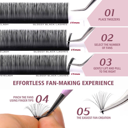 Glossy Black Lashes VEYELASH® 