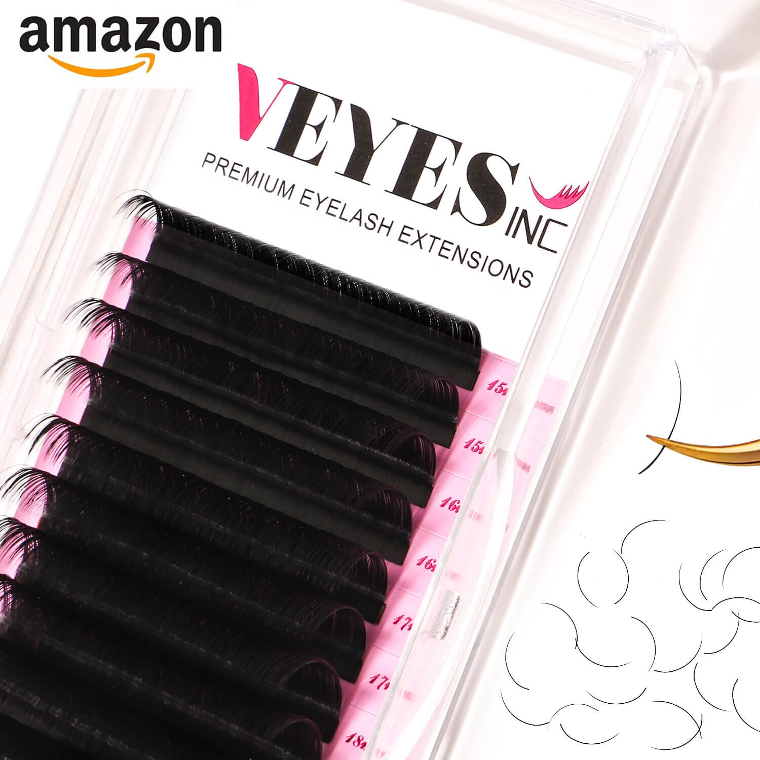 Individual Volume Eyelash Extensions VEYELASH® 