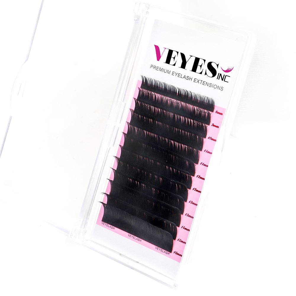 J Curl Lash Extensions Individual eyelashes VEYELASH 0.07 J 8-16mm Mix