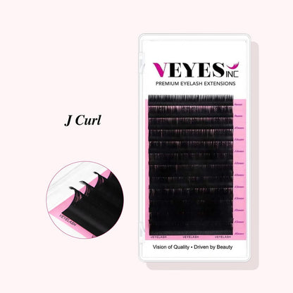 J Curl Lash Extensions Individual eyelashes VEYELASH 