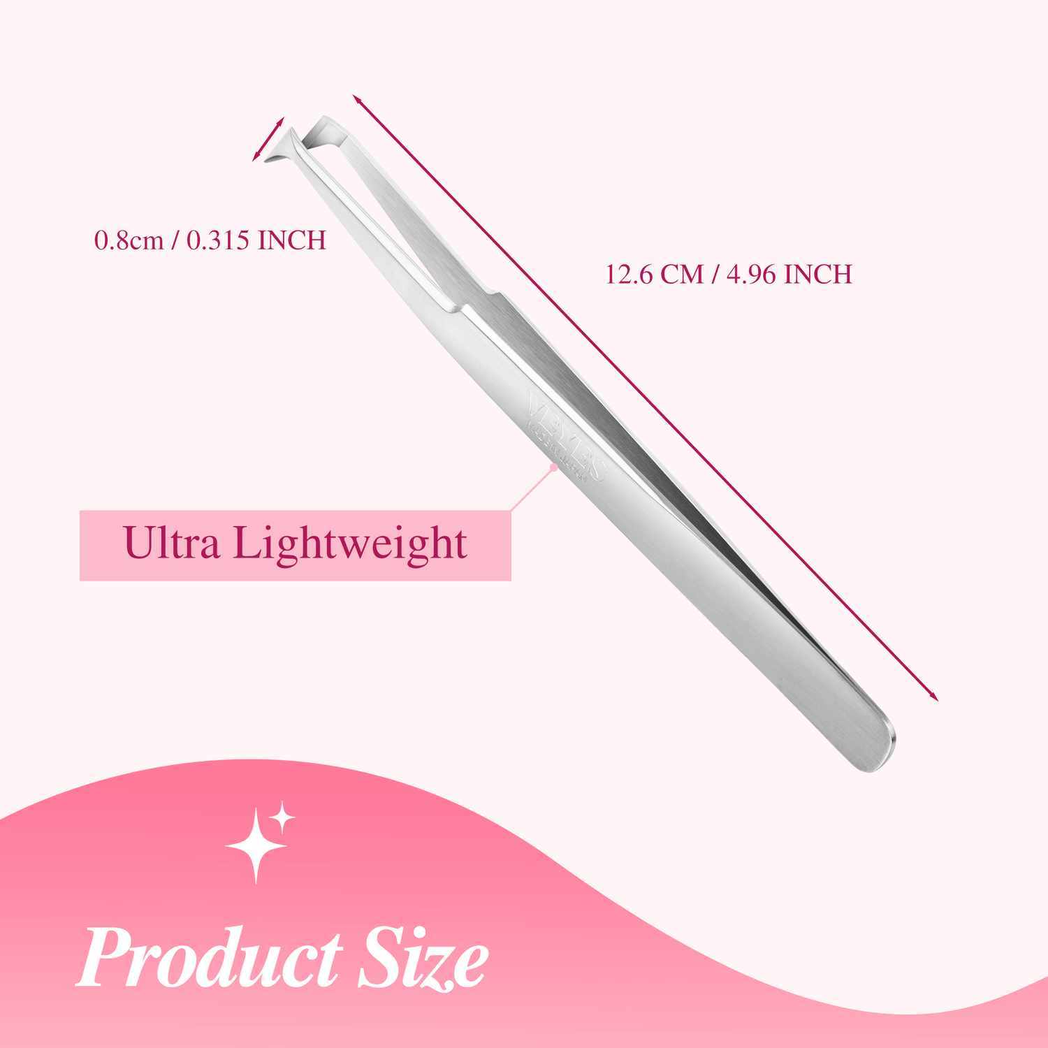 JP‑Artisan Grip Tweezer Tweezers VEYELASH 