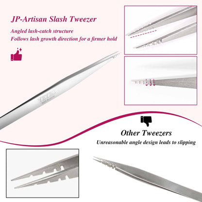 JP‑Artisan Slash Tweezer Tweezers VEYELASH 