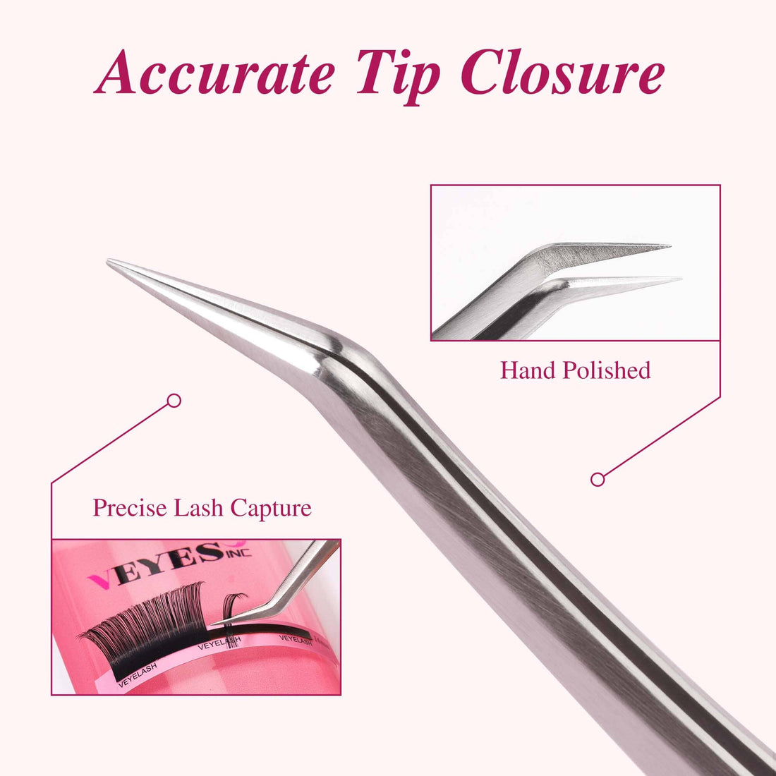 JP‑Artisan Volume Tweezer Tweezers VEYELASH 