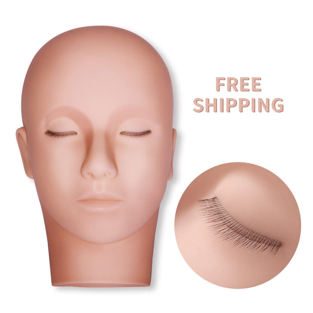 Layered Training Head CA95131 Practice mannequin VEYELASH® 