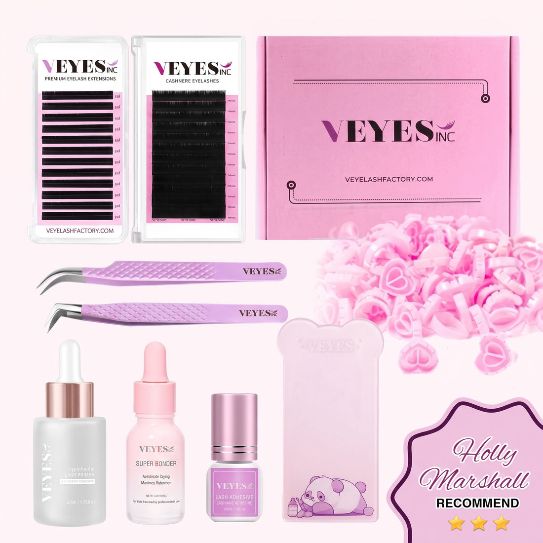 LC Glam Box professional Lash kit Eyelash Kits VEYELASH 