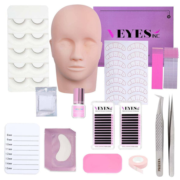 Luxury Mannequin Eyelash Practice Kit Eyelash Kits VEYELASH SET 2 