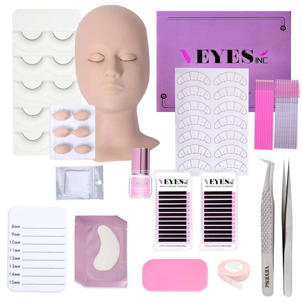 Luxury Mannequin Eyelash Practice Kit Eyelash Kits VEYELASH SET 3 