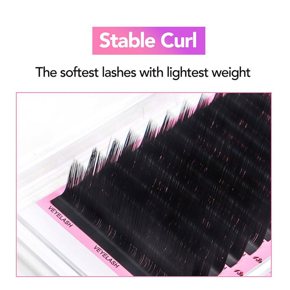 M Curl Eyelash Extensions Individual eyelashes VEYELASH 