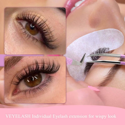Mix Length Eyelash Extensions Individual eyelashes VEYELASH 