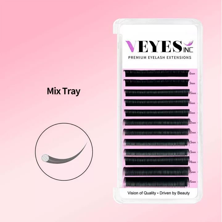 Mix Length Eyelash Extensions Individual eyelashes VEYELASH 
