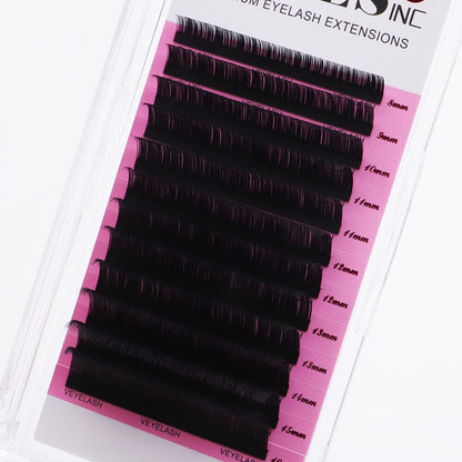 Mix Length Eyelash Extensions Individual eyelashes VEYELASH C 0.03 8-16mix