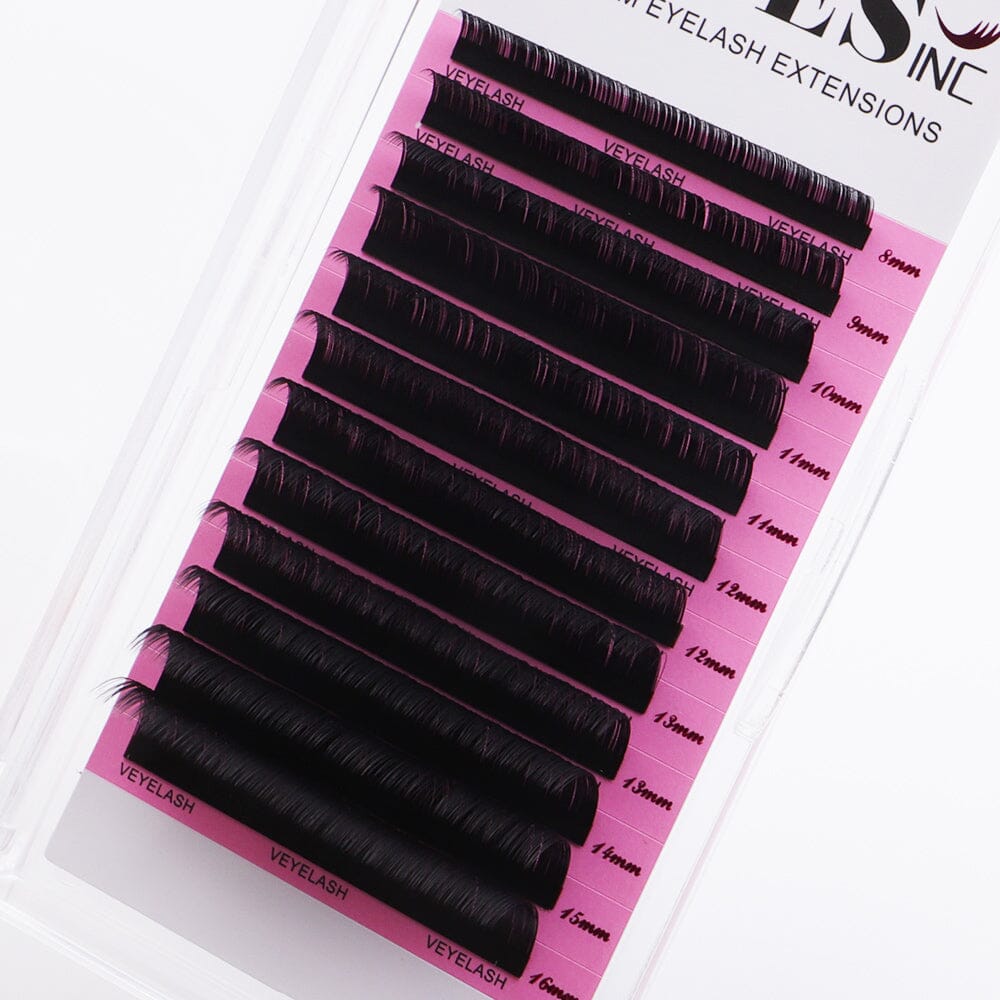 Mix Length Eyelash Extensions Individual eyelashes VEYELASH CC 0.03 8-16mix