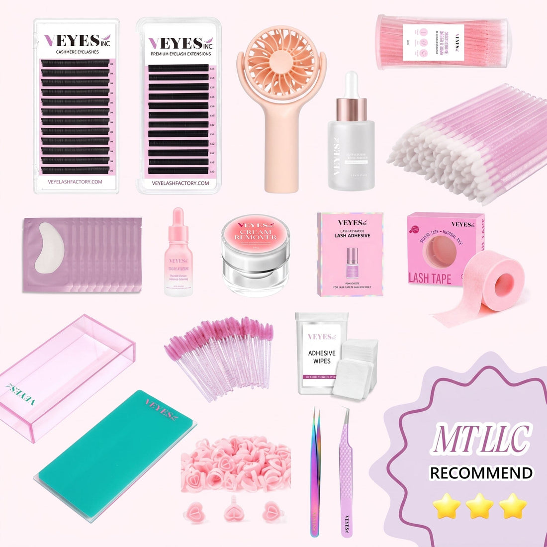 MT LLC LASH KIT Eyelash Kits VEYELASH 