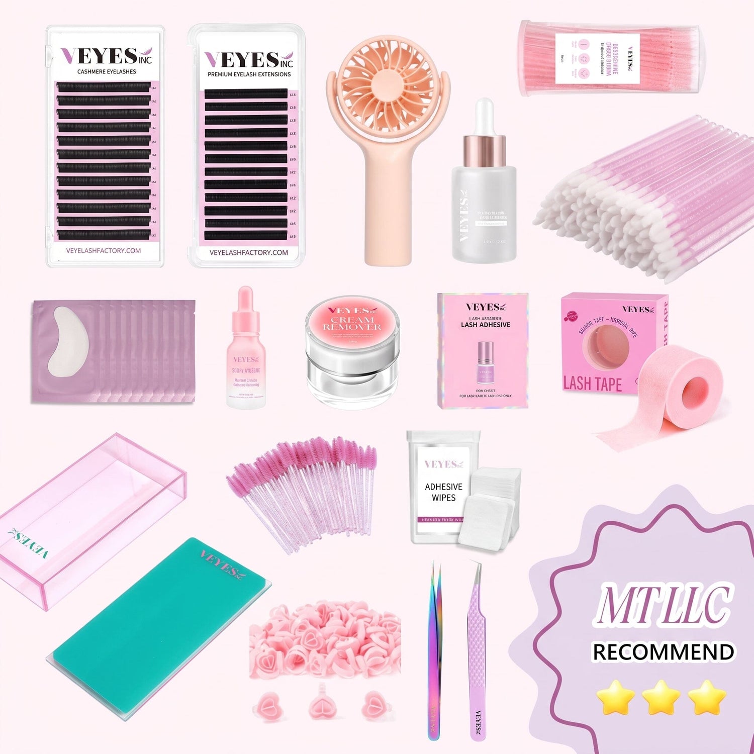 MT LLC LASH KIT Eyelash Kits VEYELASH 