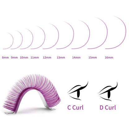 Mulberries Lash 0.07mm CA95131 Individual eyelashes VEYELASH® 