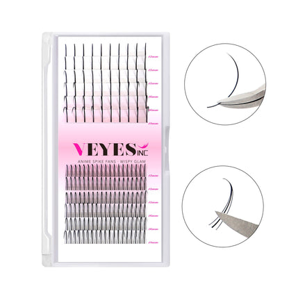 Multi-type Spike Lashes Premade volume fans VEYELASH 