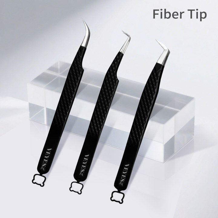 Noir Fiber Tweezer Kit Tweezers VEYELASH 